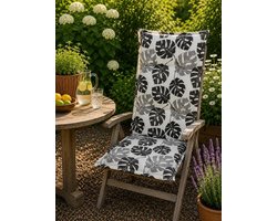 Madison Tuinstoelkussen hoge rug 50x123 cm Bliss Grey