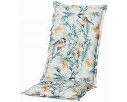 Madison Tuinstoelkussen hoge rug 50x123 cm Felien blue