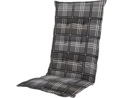 Madison Tuinstoelkussen hoge rug 50x123 cm Patchy grey