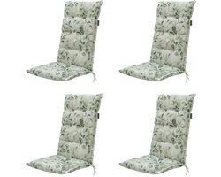 Madison - Tuinstoelkussen Hoge Rug Diez - Ca. 123x50 cm - Set van 4