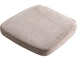 Madison Wicker - Universeel - Outdoor - Velvet/Panama Taupe - 46x48cm - Bruin