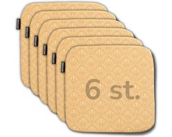 Madison - Zitkussen - Hartman Sophie - Universeel - Botanic Yellow - 6-stuks - 40x40cm - Geel - Tuinkussen