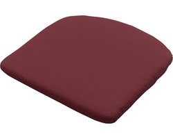 Madison - Zitkussen - Panama bordeaux - 46x48 - Rood