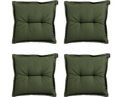 Madison - Zitkussen Panama green - Ca. 50x50 cm - Set van 4