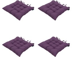 Madison - Zitkussen Panama purple - Ca. 46x46 cm - Set van 4