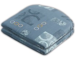 Madison - Zitkussen - Universeel - 2 stk. - 46x48 cm - Bob Blue - Stapelstoel - Blauw