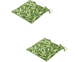 Madison - Zitkussen - Universeel - 2 stuks - 46 x 46 cm - Fergus Green - Tuin