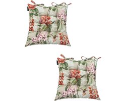 Madison - Zitkussen - Universeel - 2 stuks - 46 x 46 cm - Lua Sand - Tuin - Toscane
