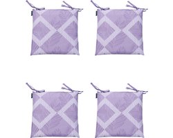 Madison - Zitkussen - Universeel - 4 st - 46x46cm - Demi Lila - Paars