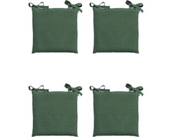 Madison - Zitkussen - Universeel - 4st - 46x46cm - Outdoor Check Green