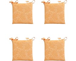 Madison - Zitkussen - Universeel - 4st - 46x46cm - Outdoor Palm Yellow
