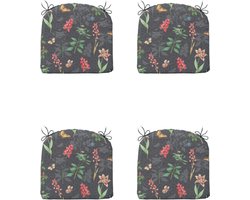 Madison - Zitkussen - Universeel - 4st - 46x48cm - Clea Grey - Grijs