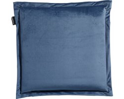 Madison - Zitkussen - Universeel - 50x50 cm - Outdoor Velvet Blue - Hocker - Blauw