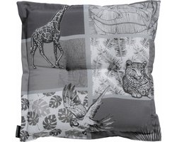 Madison - Zitkussen - Universeel - 50x50 cm - Sifra Grey - Hocker -  Grijs