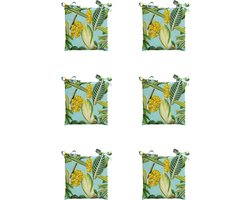 Madison - Zitkussen - Universeel - 6st - 46x46 - Outdoor La Grave Blue