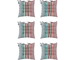 Madison - Zitkussen - Universeel - 6x - 46x46cm - Hillow Pastel - Tuin