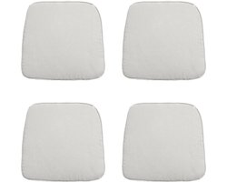 Madison - Zitkussen Wicker Panama linnen - Ca. 48x48 cm - Set van 4