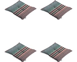 Madison - Zitkussens - Universeel - 4 stuks - 50x50cm - Hillow Pastel