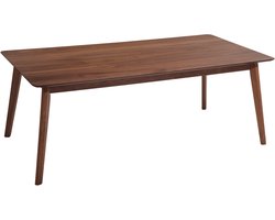 MADOX - Eettafel - Donkere houtkleur - 100 x 200 cm - MDF