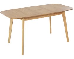MADOX - Uitschuifbare eettafel - Lichthout - 120-150 x 75 cm - MDF