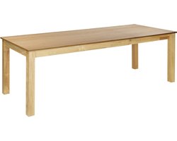 MADURA - Uitschuifbare eettafel - Lichthout - MDF