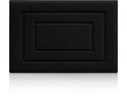 MAESON Badmat 40x60 cm - Antislip & Waterbestendig - Douchemat voor Badkamer - Zwart - Klein - Geschikt voor Douche & Bad