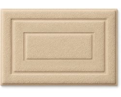 MAESON Badmat 60x90 cm - Antislip & Waterbestendig - Douchemat voor Badkamer - Groot - Beige - Geschikt voor Douche & Bad