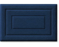 MAESON Badmat 60x90 cm - Antislip & Waterbestendig - Douchemat voor Badkamer - Groot -Blauw - Geschikt voor Douche & Bad