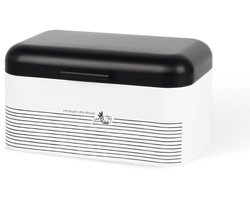 Maestro - Chlebak - Broodtrommel MR-1772-S - 30 x 18 x 16 cm - RVS - Zilver