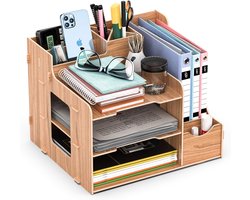Magazines Documenten Houder Rek Laden Organizer Bureau Tidy voor A4 Papier - Documenten Opbergsysteem voor Kantoor