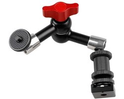 Magic Arm - 7 inch - Multifunctioneel - Zwart - Camera-montage - LED-verlichting - Geschikt voor camera - Monitor