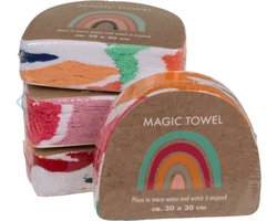Magische handdoek regenboog magic cotton towel rainbow