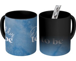 Magische Mok - 275ML - Koffiebeker - Mokken - Koffiemok - Koffietassen - Peter geschenk - Koffietas - Daddy to be - Quotes - Spreuken - Theemok groot - Grote theemokken - Thee mok Papa - Thee tas Peter vragen - Vaderdag cadeau - Geschenk voor Hem