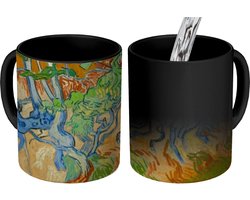 Magische Mok - Foto op Warmte Mokken - Koffiemok - Boomwortels - Vincent van Gogh - Magic Mok - Beker - 350 ML - Theemok