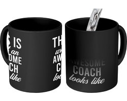 Magische Mok - Foto op Warmte Mokken - Koffiemok - Coach - Quotes - Awesome - Magic Mok - Beker - 350 ML - Theemok - Mok met tekst