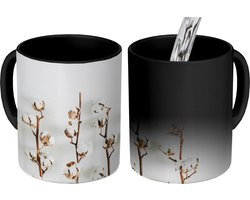 Magische Mok - Foto op Warmte Mokken - Koffiemok - Katoen - Wit - Natuur - Magic Mok - Beker - 350 ML - Theemok