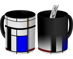 Magische Mok - Foto op Warmte Mokken - Koffiemok - Patronen - Kunst - Abstract - Magic Mok - Beker - 350 ML - Theemok