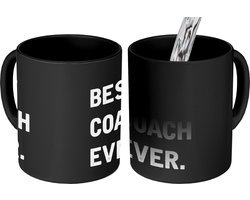 Magische Mok - Foto op Warmte Mokken - Koffiemok - Quotes - Beste - Coach - Magic Mok - Beker - 350 ML - Theemok - Mok met tekst