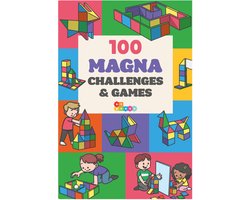 Magnetic Tiles Boekje - Magna Games & Challenges - Magnetische Tegels Uitbreiding - Creatief Speelgoed Cadeau Jongens Meisjes - Educatief Mind Montessori Kinderspeelgoed 3 Jaar, 4 jaar, 5 jaar, 6 jaar, 7 jaar, 8 jaar - Sinterklaas Cadeautjes