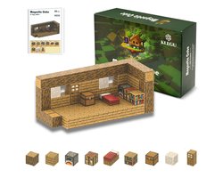 Magnetisch bouwspeelgoed - 80 stuks - bouwstenen - bouwblokken - magneten speelgoed - minecraft - montessori - educatief - Luxe blokhut