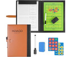 Magnetisch Tactiekbord Voetbal Pro Futsal - Tactisch Markeerbord met Magneten, Stift en Wisser - Soccer Coaching Tool met Pre-match Trainingsopties