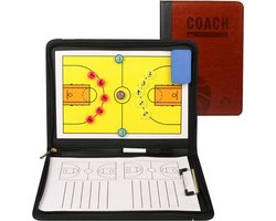Magnetisch Tactisch Bord Basketbal - Coachingsbord met Stift, Magneten, Wisser - Tactische Markerborden voor Basketbaltraining en Voorbereiding op Wedstrijden