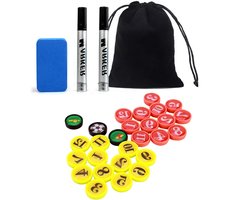 Magnetisch Voetbal Tactiekbord Accessoireset met Uitwisbare Stiften en Magneten - Trainingshulpmiddel voor Strategie en Teamplanning