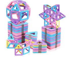 Magnetische Bouwstenen - Magnetische Bouwstenen - Magneet Bouwstenen - Magnetisch Speelgoed - Educatief Speelgoed - Constructie Speelgoed - Montessori Speelgoed