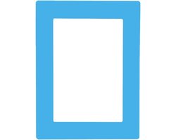 Magnetische Fotolijst - Herbruisbare Fotolijst - Decoratie aanbrengen - Zacht rubber materiaal - 5 inch - Blauw