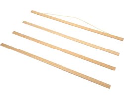 Magnetische Houten Posterhanger - IKEA-stijl Fotolijst Zonder Glas (80 cm)