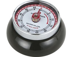 Magnetische kookwekker - zwart - retro-collection - Zassenhaus