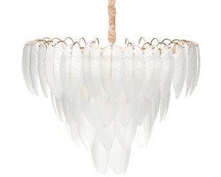 MAHAICA - Kroonluchter - Messing/Transparant - Glas