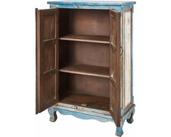 Mahar - Kast Links 2 Deuren Multicolor (120 x 80 x 40 cm)