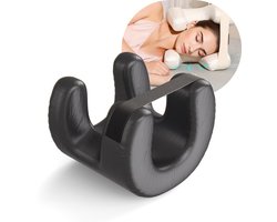Mainius Anti-Rimpel Kussen – Beauty Slaap Kussen – Zijde Zachte Hoes - Gezichtskussen tegen Rimpels & Acne – Zijslaper & Rugslaper – Wasbaar – Silk Touch – Beauty Pillow - Ergonomisch Schoonheidskussen - Zwart Kussen